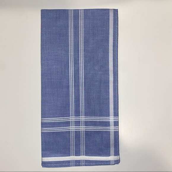 Men’s Blue Handkerchief - Picture 2 of 3